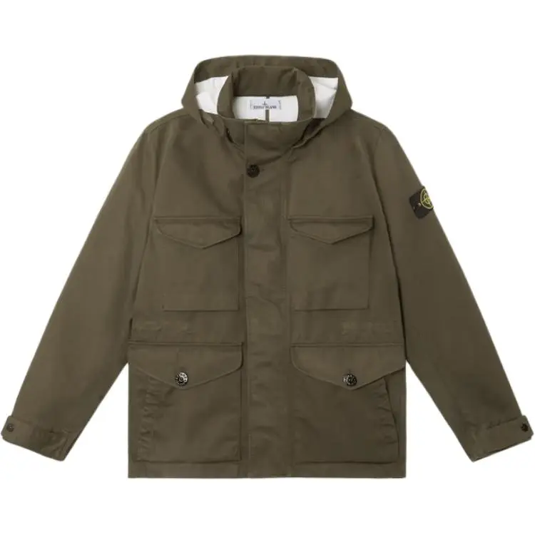 STONE ISLAND Compass Patch Hooded Jacket