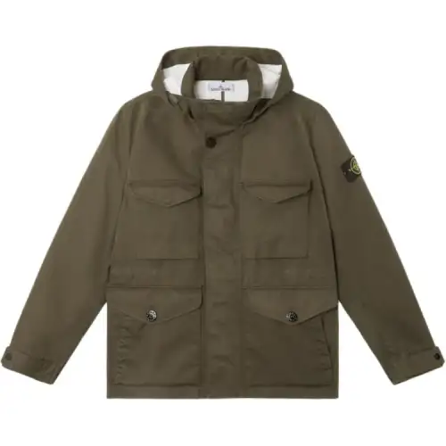 STONE ISLAND Compass Patch Hooded Jacket