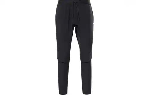 Reebok Knitted Sweatpants Men's Black Moderate Straight Fit Pants