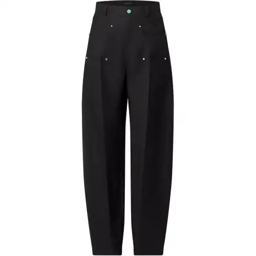 LOUIS VUITTON Tailored Wool Workwear Pants