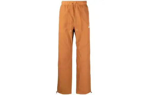 Jordan Air Jordan Casual Pants Men's Orange Moderate Straight Fit Pants