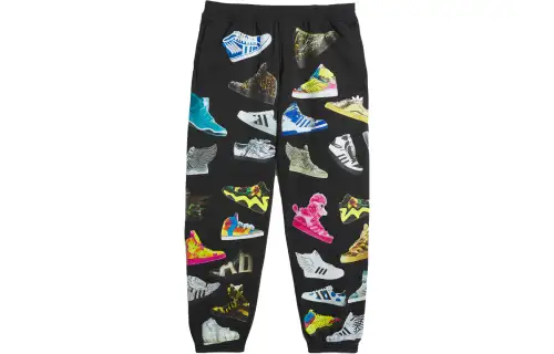 Adidas Originals JEREMY SCOTT ARCHIVE Knitted Sweatpants Unisex Black