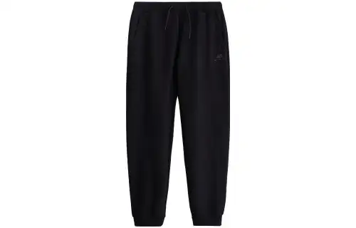 New Balance Knitted Sweatpants Men's Black Moderate Cuffed Pants