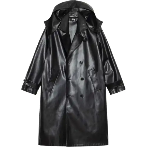 Stussy Double Breasted Trench Coat