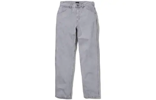 UNIQLO Jeans Unisex Light Gray Moderate Straight Fit Pants