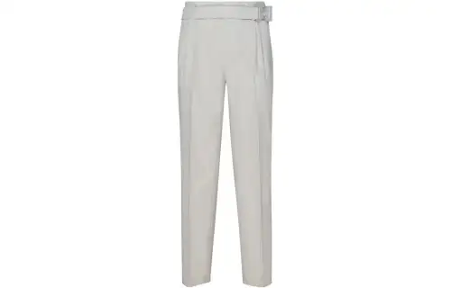DIOR Quarterly New Products Casual Pants Men's White Moderate Straight Fit Pants