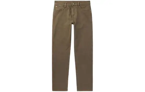Loro Piana Jeans Men's Khaki Moderate Straight Fit Pants