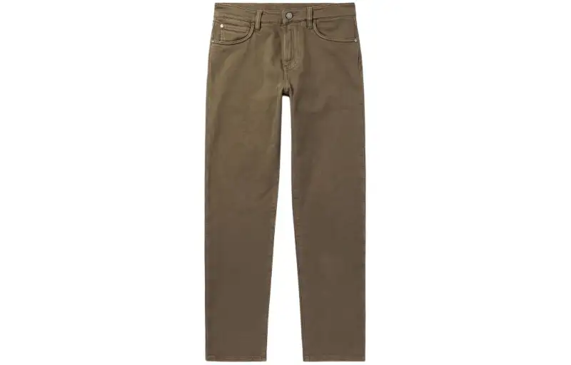 Loro Piana Jeans Men's Khaki Moderate Straight Fit Pants