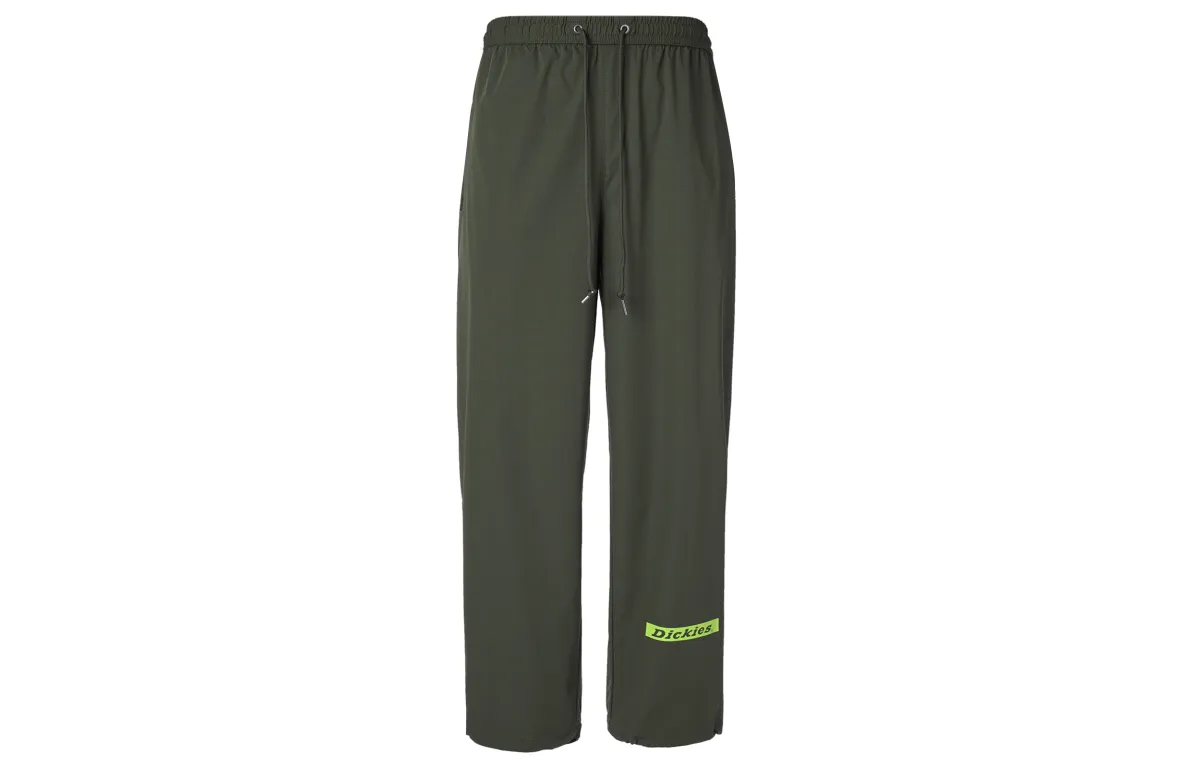 Dickies Letter Print Casual Pants Men's Army Green