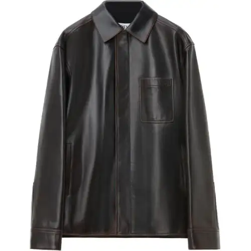 LOEWE Leather Overshirt