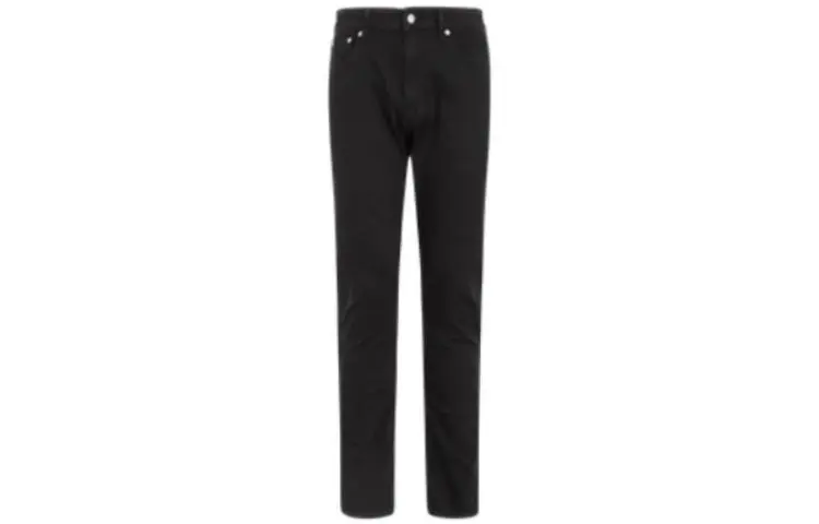 Calvin Klein Jeans Men's Black Moderate Tapered Pants