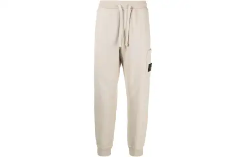 STONE ISLAND SS23 Knitted Sweatpants Men's Dove Gray