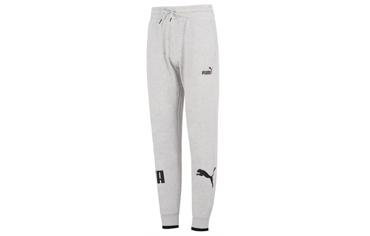 PUMA Jogger Power Knitted Sweatpants Men's Gray
