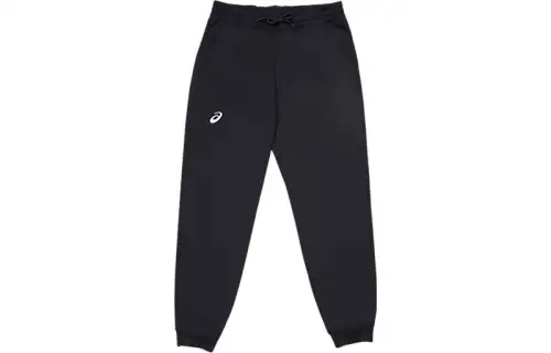ASICS Knitted Sweatpants Men's Black Moderate Cuffed Pants