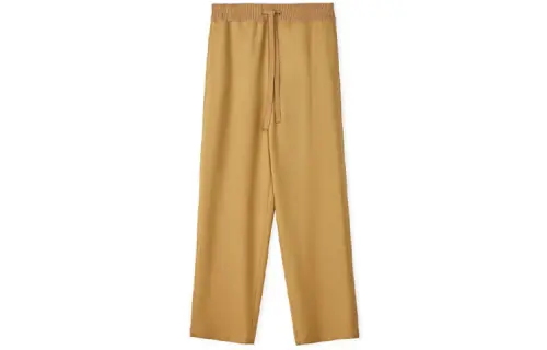 LOEWE Casual Pants Men's Brown Moderate Straight Fit Pants