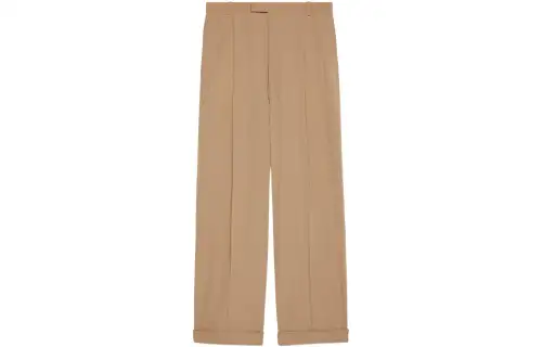 GUCCI Pleat-detailing Tailored Wool Trousers