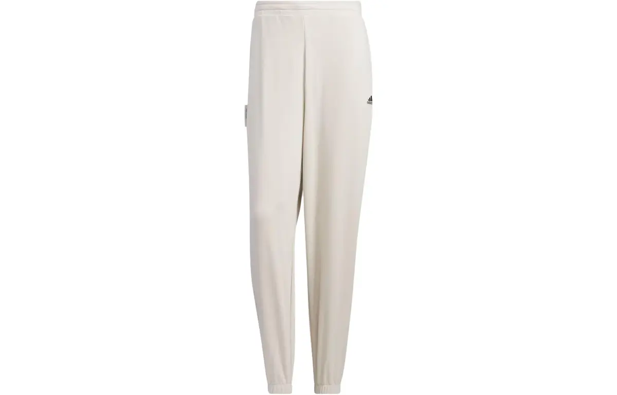 Adidas Knitted Sweatpants Unisex Bauxite Brown Moderate Cuffed Pants