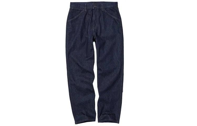 UNIQLO Jeans Unisex Dark Blue Moderate Wide Leg Pants