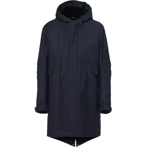 PRADA Parka Coat Men's Midnight Blue