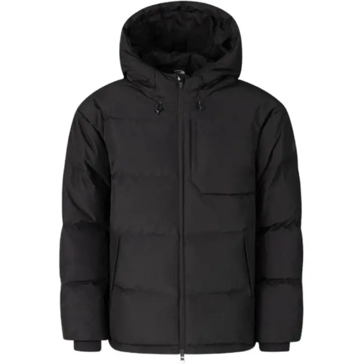 ASICS Down Jackets Men's Black Hooded Moderate Other