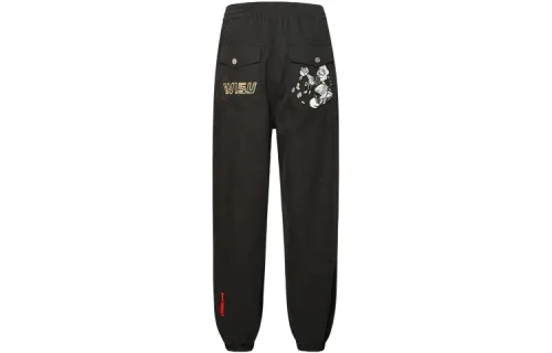 EVISU Daikokuten Logo-embroidered Tapered Trousers