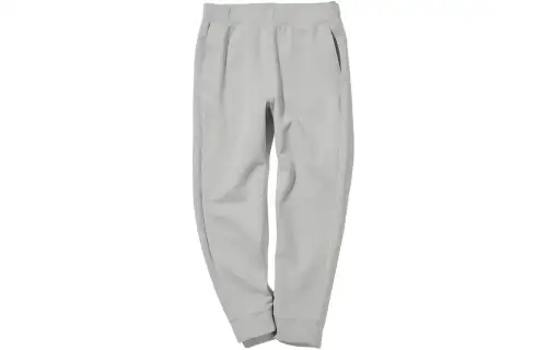 UNIQLO Knitted Sweatpants Men's Light Gray