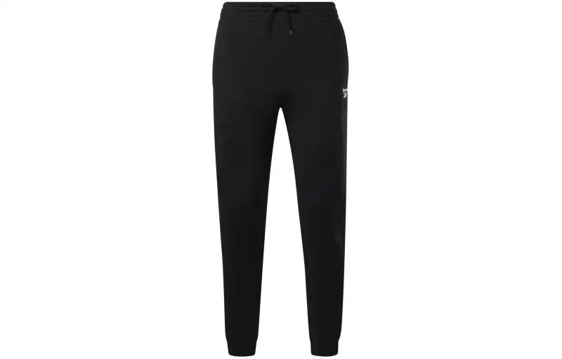 Reebok RI LEFT LEG JOGGER Knitted Sweatpants Men's Black
