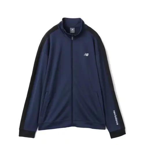 New Balance SS25 Knit Track Jacket Unisex Marine Blue