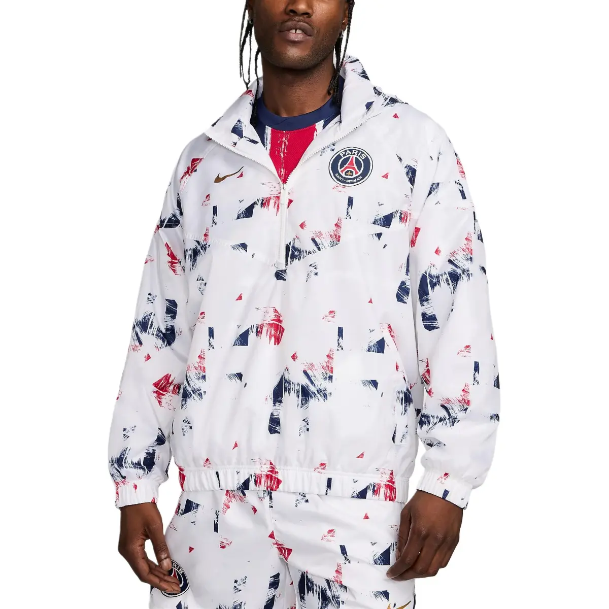Nike Paris Saint Germain FW24 Men's Nike Football Anorak Jacket Men's White