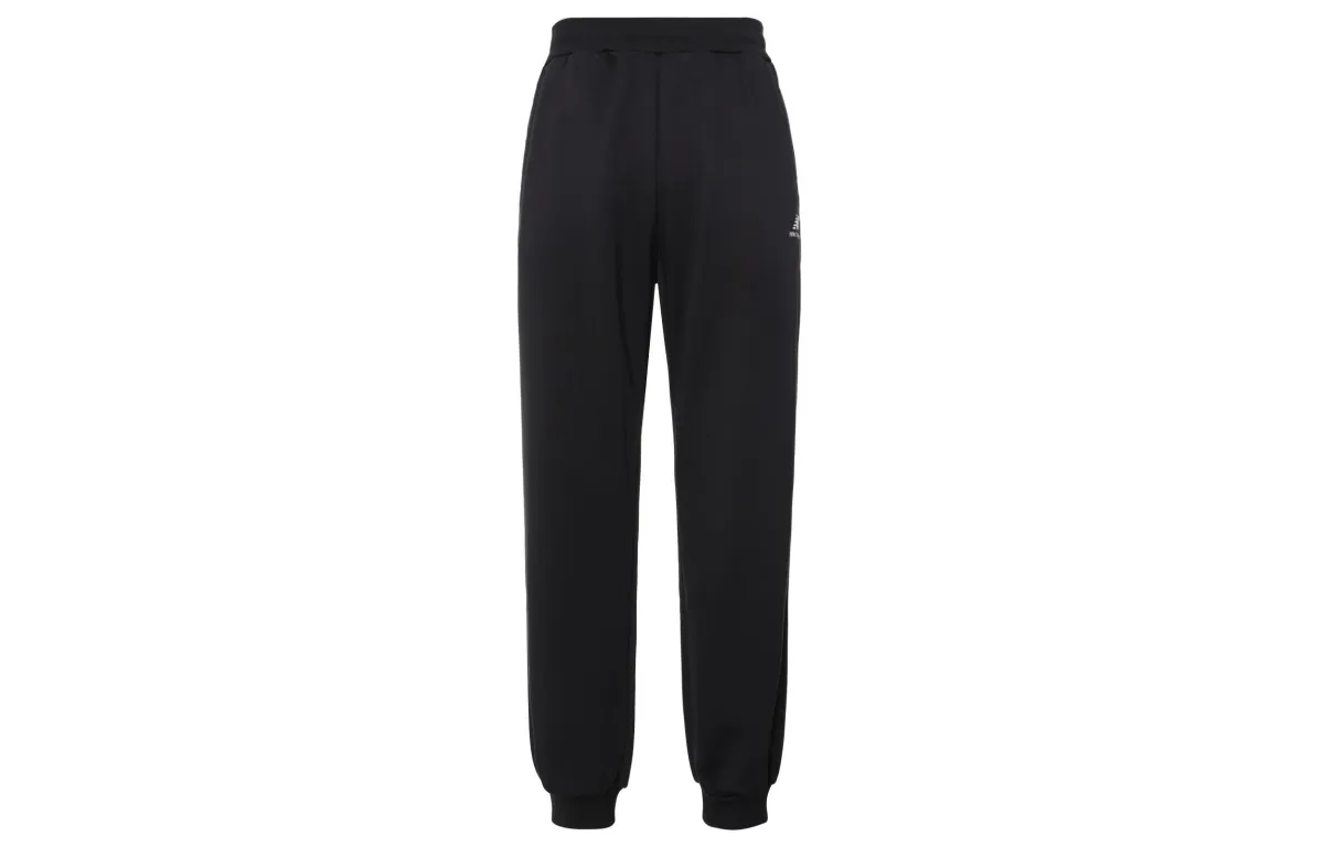 New Balance Knitted Sweatpants Unisex Black Moderate Cuffed Pants