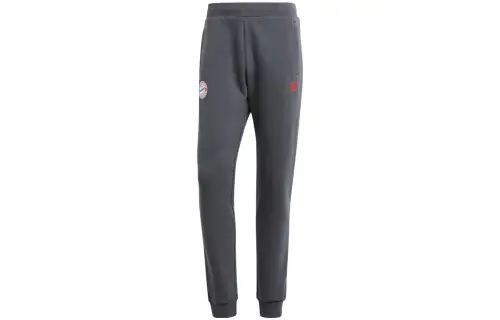 Adidas Originals Knitted Sweatpants Men's Gray Moderate Cuffed Pants