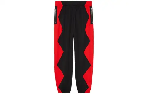 【Previous Season】zig-zag pattern jersey track pants