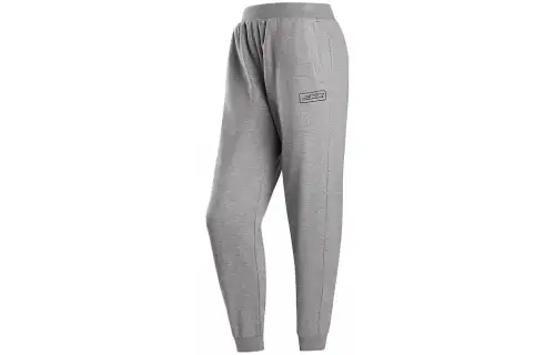 Skechers Knitted Sweatpants Unisex Medium Heather Gray Thickened Pencil Pants