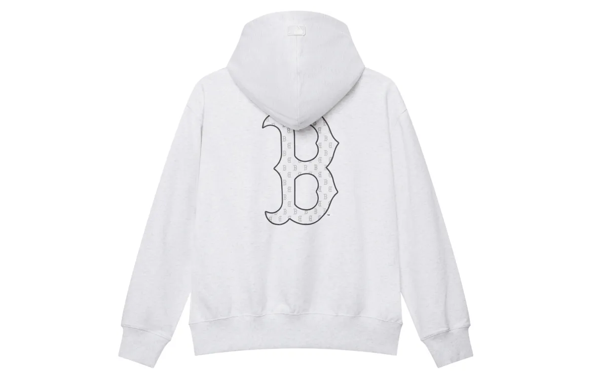 MLB MONOGRAM Collection Boston Red Sox SS25 Sweatshirt Unisex Light Heather Gray