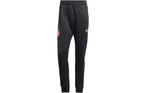 Adidas Originals Essential Ajax Amsterdam Essentials Trefoil Joggers Knitted Sweatpants Men's Black