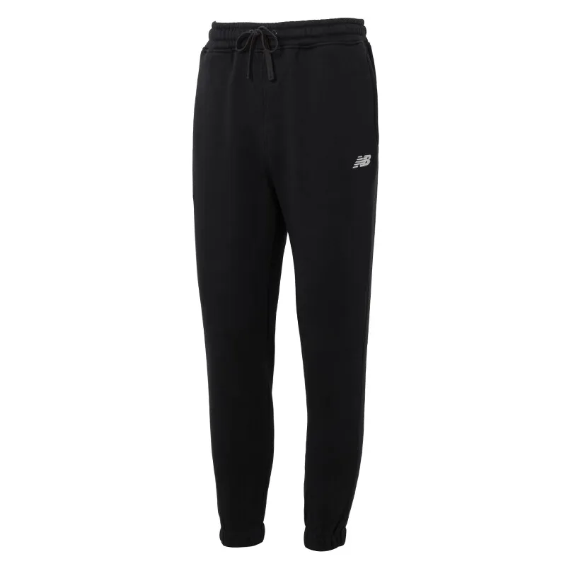 New Balance Knitted Sweatpants Men's Black Thickened Cuffed Pants