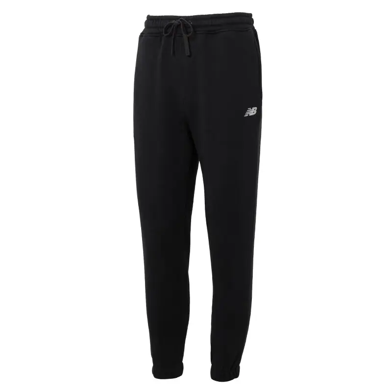 New Balance Knitted Sweatpants Men's Black Thickened Cuffed Pants