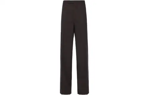PRADA Casual Pants Men's Ebony Moderate Wide Leg Pants