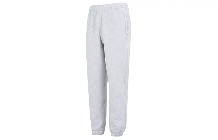Adidas Originals Knitted Sweatpants Men's Gray Moderate Cuffed Pants