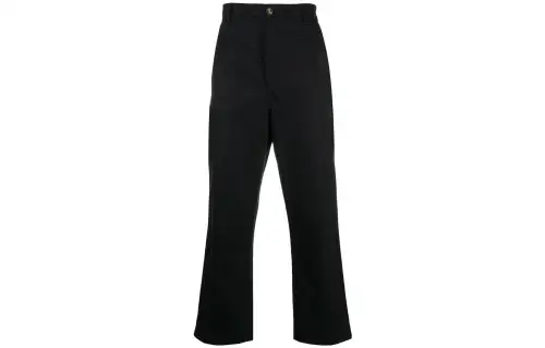 LOEWE Casual Pants Men's Black Moderate Flared Pants
