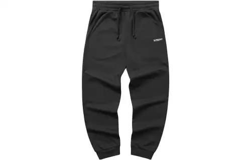 Skechers Knitted Sweatpants Men's Carbon Black/0018 Moderate Cuffed Pants