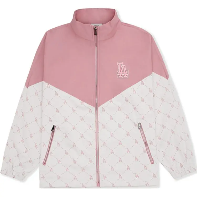 MLB Monogram Los Angeles Dodgers Jackets & Coats Unisex Hemp Pink