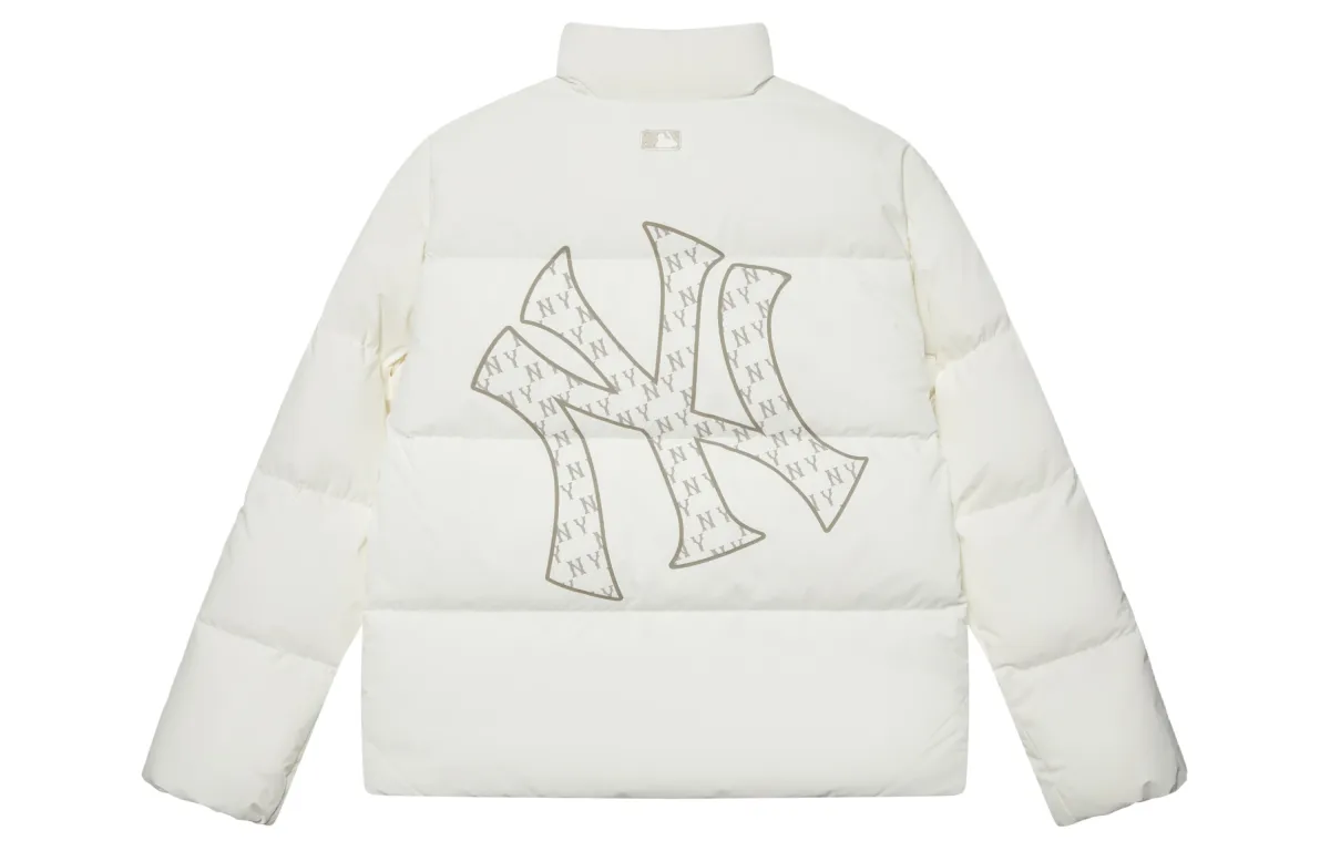 MLB MONOGRAM FW24 Down Jacket Unisex Cream