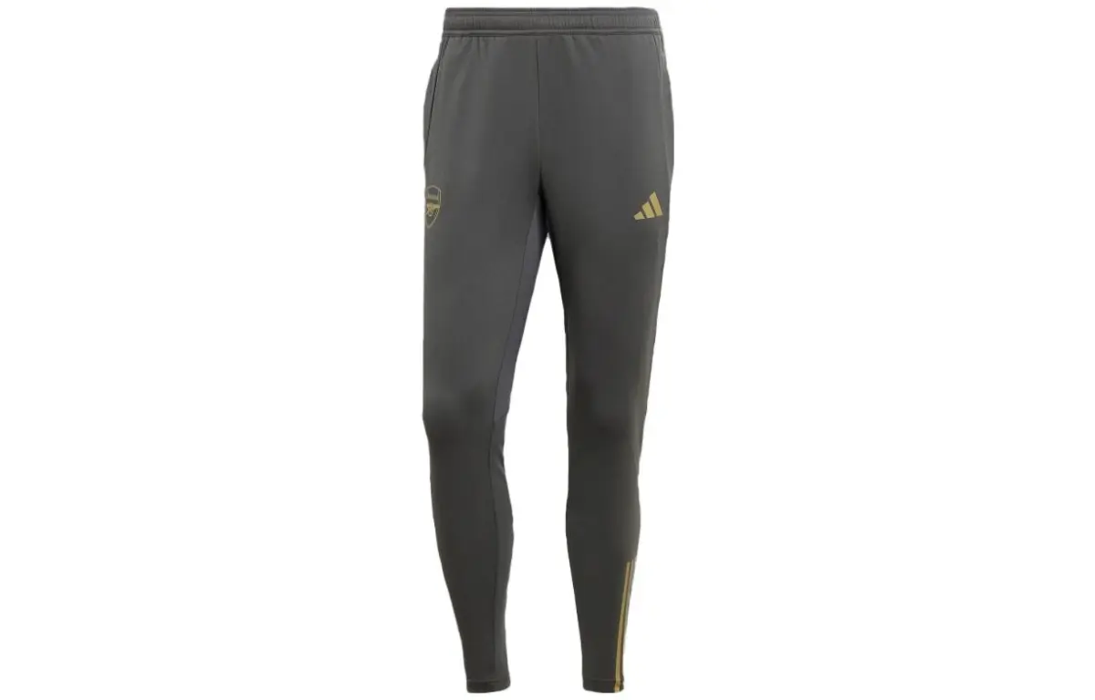 Adidas Arsenal Knitted Sweatpants Men's Gray Moderate Slim Fit Pants