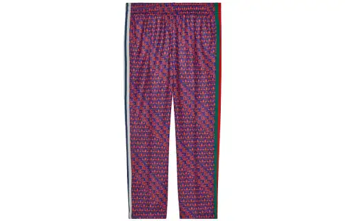 GUCCI X Adidas Double G And Trefoil Print Sweatpants