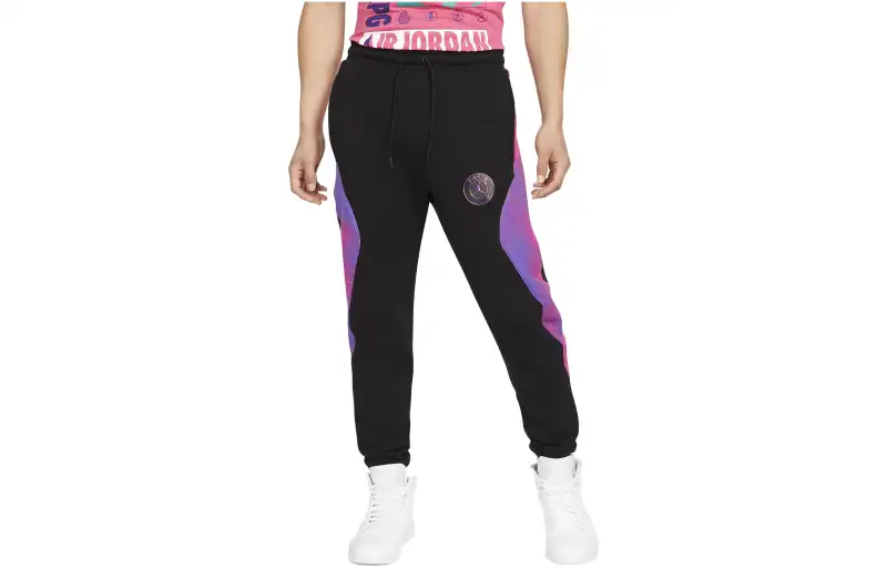 Jordan Paris Saint Germain Knitted Sweatpants Men's Black