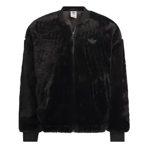 Adidas Originals FUR JACKET Jackets & Coats Unisex Black
