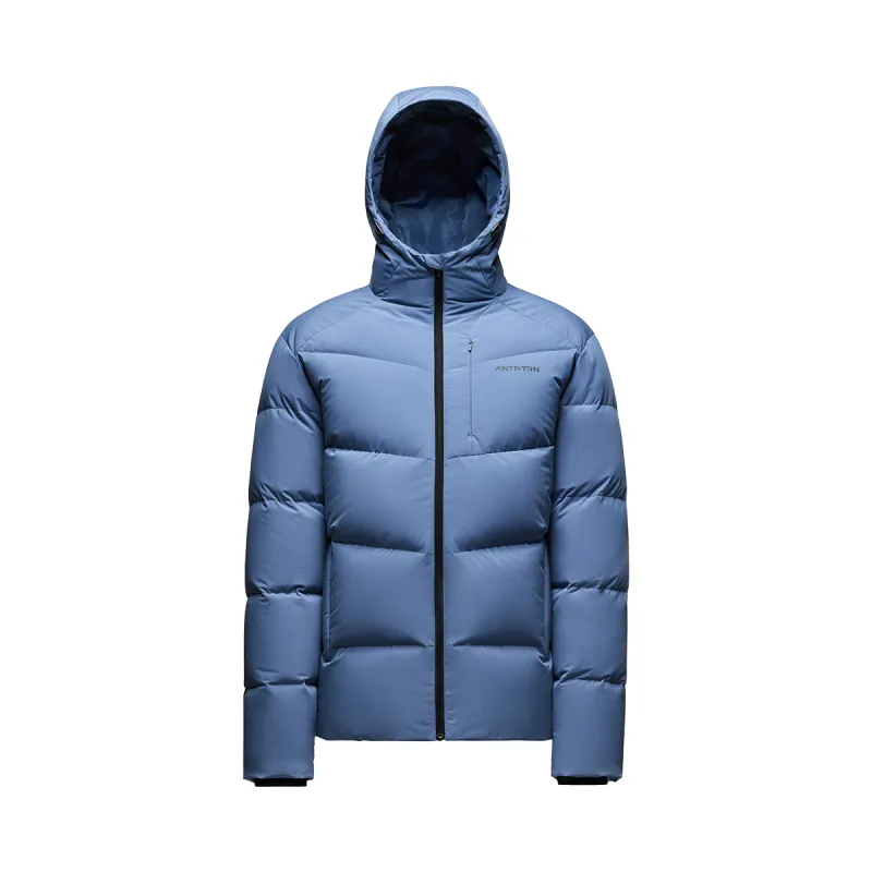 Anta Down Jacket Men's Chessboard Gray