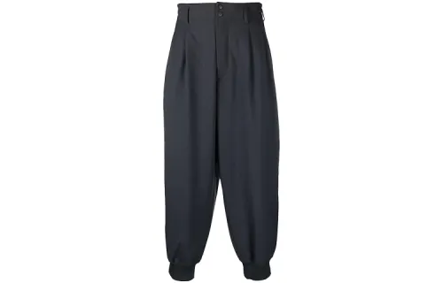 Y-3 Colored flashlight, black trousers, mid rise
