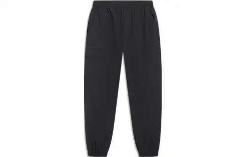 Li Ning Sports Lifestyle Collection China Culture Collection Knitted Sweatpants Men's Black
